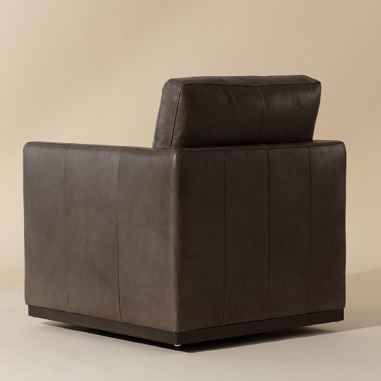   Modern European furniture - Track-Armed Swivel Lounge Chair - www.oroa.com | Oroa.com