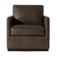 Track-Armed Swivel Lounge Chair by Splendido Portman Accent Chair, alternate view 18