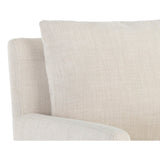 Modern European furniture - Linen Wheeled Dining Chair - www.oroa.com