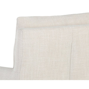   Linen Wheeled Dining Chair | Oroa.com