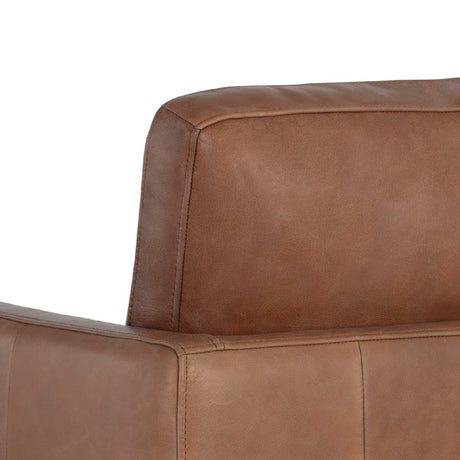 Modern European furniture - Track-Armed Swivel Lounge Chair - www.oroa.com