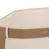Modern European furniture - Two-Toned Leather Bar Stool - www.oroa.com