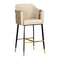 Modern European furniture - Two-Toned Leather Bar Stool - www.oroa.com