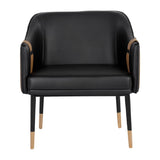 Modern European furniture - Two-Toned Leather Lounge Chair - www.oroa.com