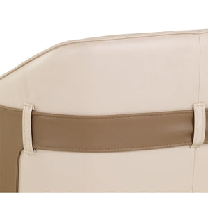   Two-Toned Leather Lounge Chair | Oroa.com