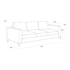   Minimalist Fabric Sofa | Oroa.com
