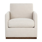 Modern European furniture - Track-Armed Swivel Lounge Chair - www.oroa.com