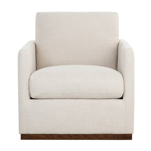   Modern European furniture - Track-Armed Swivel Lounge Chair - www.oroa.com | Oroa.com