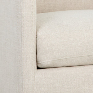   Modern European furniture - Track-Armed Swivel Lounge Chair - www.oroa.com | Oroa.com