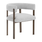 Modern European furniture - Curved Wood Frame Dining Armchair - www.oroa.com