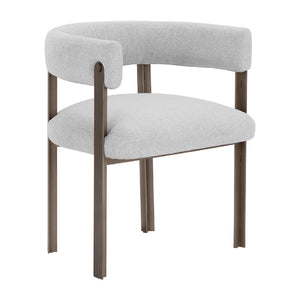   Curved Wood Frame Dining Armchair | Oroa.com