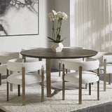 Modern European furniture - Curved Wood Frame Dining Armchair - www.oroa.com