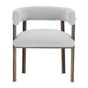  Curved Wood Frame Dining Armchair | Oroa.com