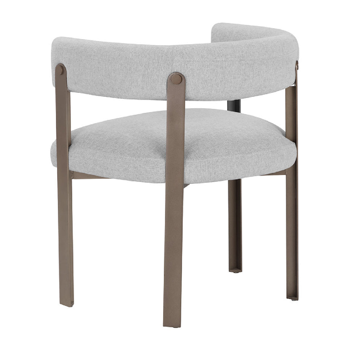   Curved Wood Frame Dining Armchair | Oroa.com