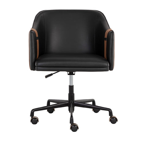 Modern European furniture - Two-Toned Leather Office Chair - www.oroa.com