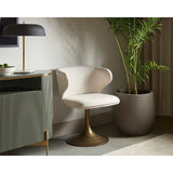 Modern European furniture - Pedestal Swivel Dining Chair - www.oroa.com