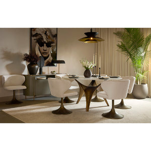   Pedestal Swivel Dining Chair | Oroa.com