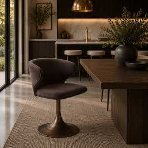   Pedestal Swivel Dining Chair | Oroa.com