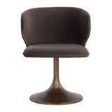 Modern European furniture - Pedestal Swivel Dining Chair - www.oroa.com