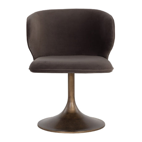 Modern European furniture - Pedestal Swivel Dining Chair - www.oroa.com