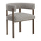 Modern European furniture - Curved Wood Frame Dining Armchair - www.oroa.com