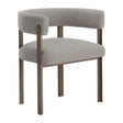 Modern European furniture - Curved Wood Frame Dining Armchair - www.oroa.com
