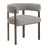 Modern European furniture - Curved Wood Frame Dining Armchair - www.oroa.com