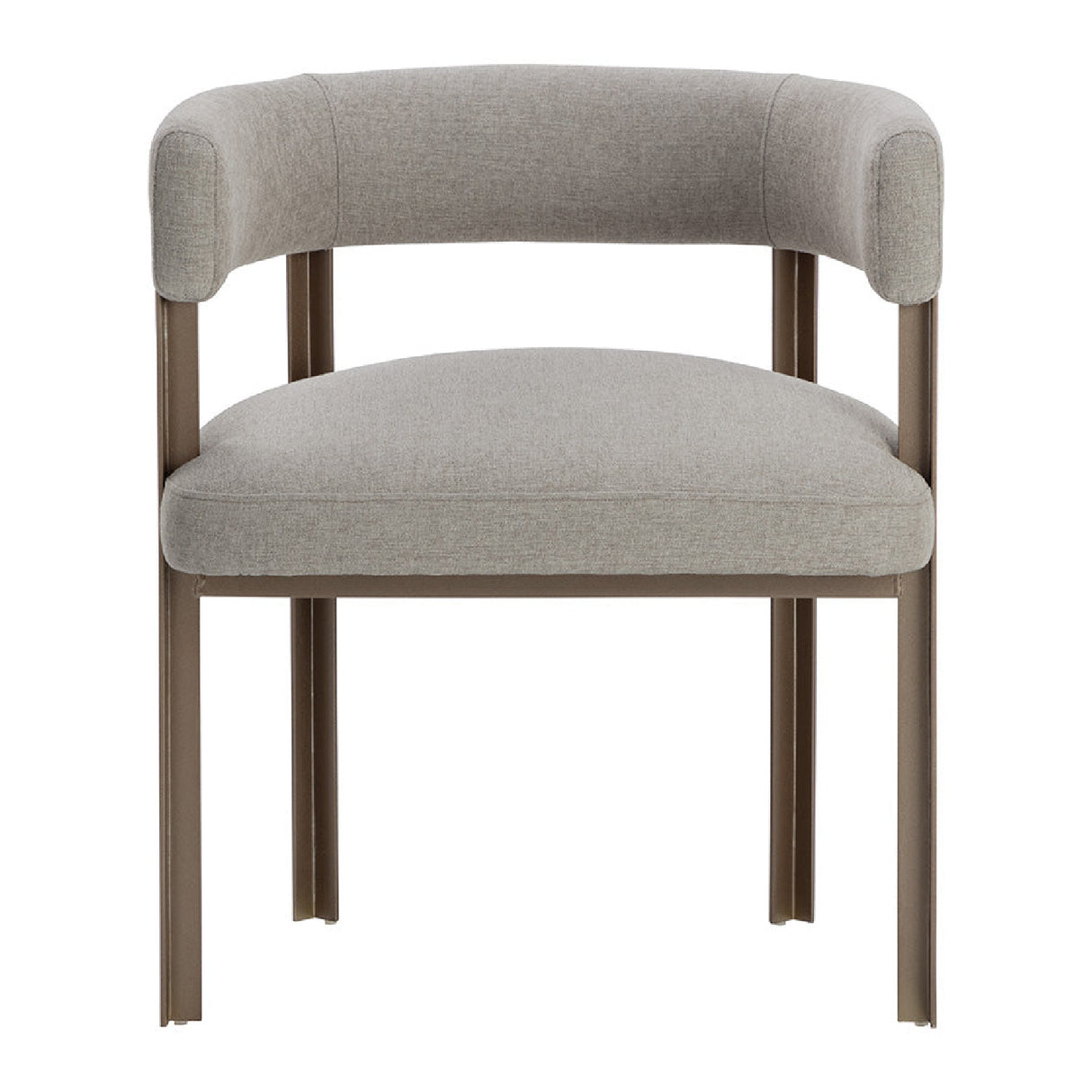   Curved Wood Frame Dining Armchair | Oroa.com