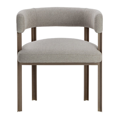 Modern European furniture - Curved Wood Frame Dining Armchair - www.oroa.com