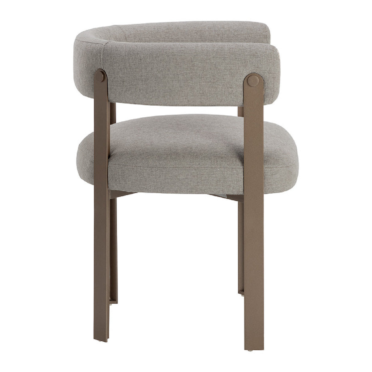   Curved Wood Frame Dining Armchair | Oroa.com