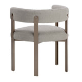 Modern European furniture - Curved Wood Frame Dining Armchair - www.oroa.com