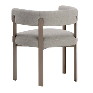   Curved Wood Frame Dining Armchair | Oroa.com