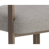 Modern European furniture - Curved Wood Frame Dining Armchair - www.oroa.com