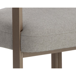   Curved Wood Frame Dining Armchair | Oroa.com