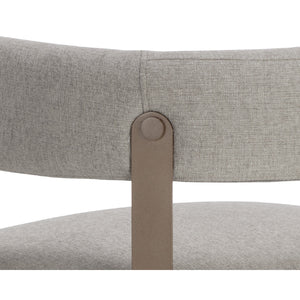   Curved Wood Frame Dining Armchair | Oroa.com