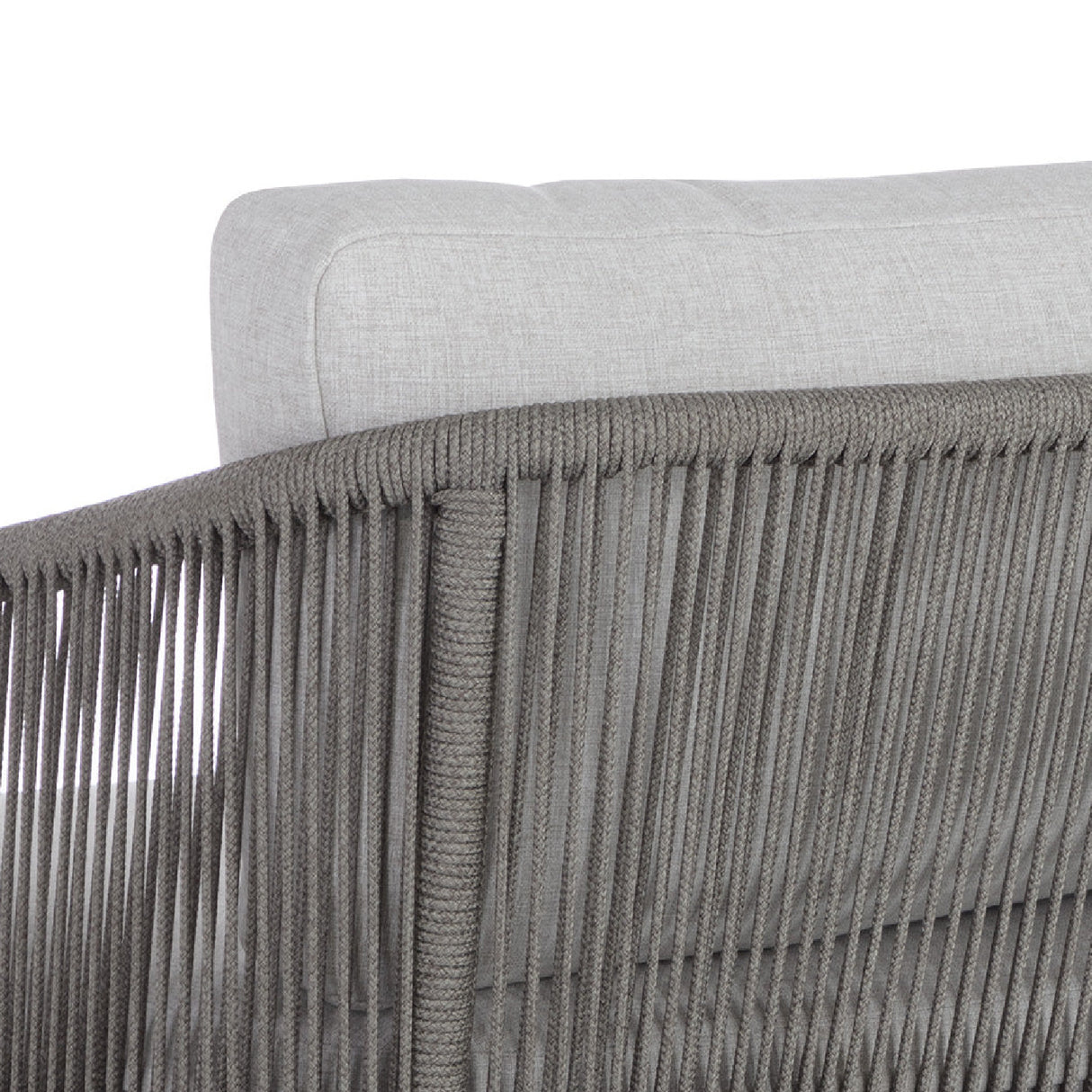  Gray Rope Outdoor Sofa | Oroa.com
