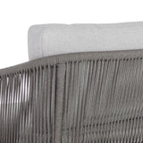 Modern European furniture - Gray Rope Outdoor Sofa - www.oroa.com