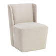 Upholstered Wheel Dining Chair by Splendido Amita