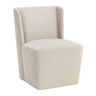 Modern European furniture - Upholstered Wheel Dining Chair - www.oroa.com