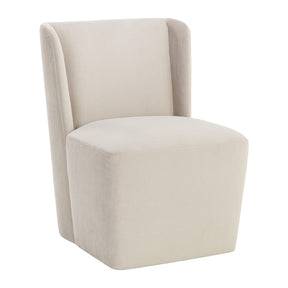 Upholstered Wheel Dining Chair by Splendido Amita