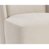 Modern European furniture - Upholstered Wheel Dining Chair - www.oroa.com