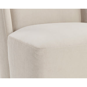   Upholstered Wheel Dining Chair | Oroa.com
