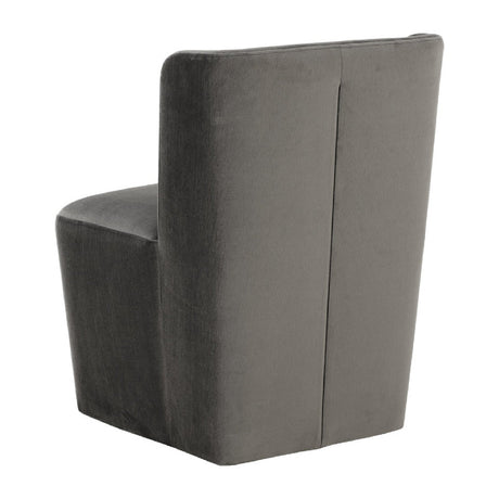 Modern European furniture - Upholstered Wheel Dining Chair - www.oroa.com