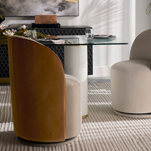   Fabric Swivel Dining Chair | Oroa.com