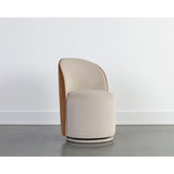 Modern European furniture - Fabric Swivel Dining Chair - www.oroa.com