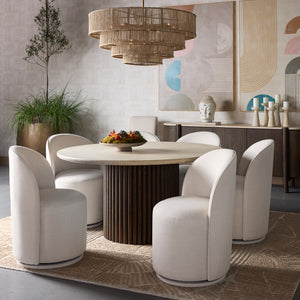   Fabric Swivel Dining Chair | Oroa.com