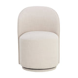 Modern European furniture - Fabric Swivel Dining Chair - www.oroa.com