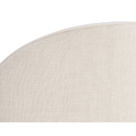 Modern European furniture - Fabric Swivel Dining Chair - www.oroa.com