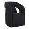 Modern European furniture - Fabric Upholstered Wheel Dining Armchair - www.oroa.com
