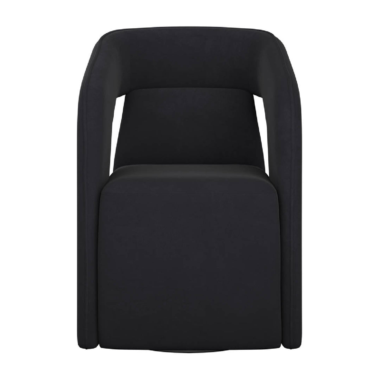   Fabric Upholstered Wheel Dining Armchair | Oroa.com